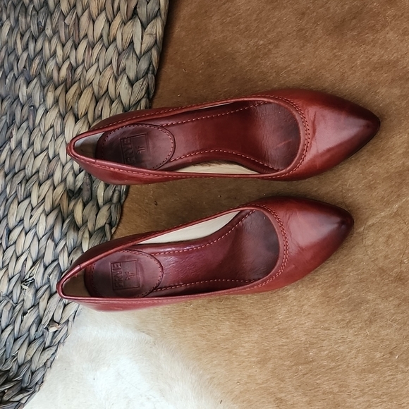 Frye Shoes - FRYE Red heels
